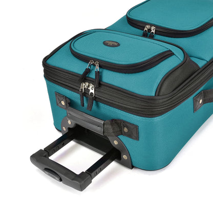 U.S. Traveler Rio Expandable Orange Carry-on