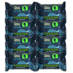 Combat Wipes ACTIVE Outdoor Wet Wipes - Extra Thick Camping Gear, Biodegradable, Body & Hand Cleansing/Refreshing Cloths for Backpacking & Gym w/Natural Aloe & Vitamin E (25 Wipes) - Premium Health Care from Visit the COMBAT WIPES Store - Just $14.99! Shop now at Handbags Specialist Headquarter