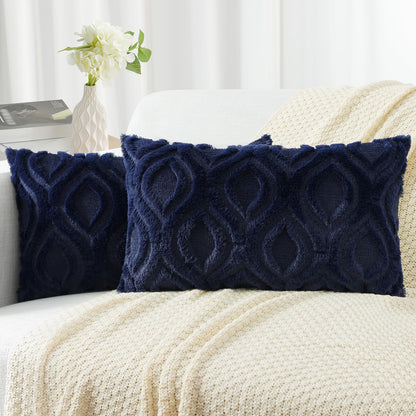 Farmhouse Faux Wool Pillow Covers