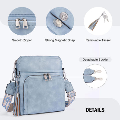 Tassel Charm Crossbody Bag for Women