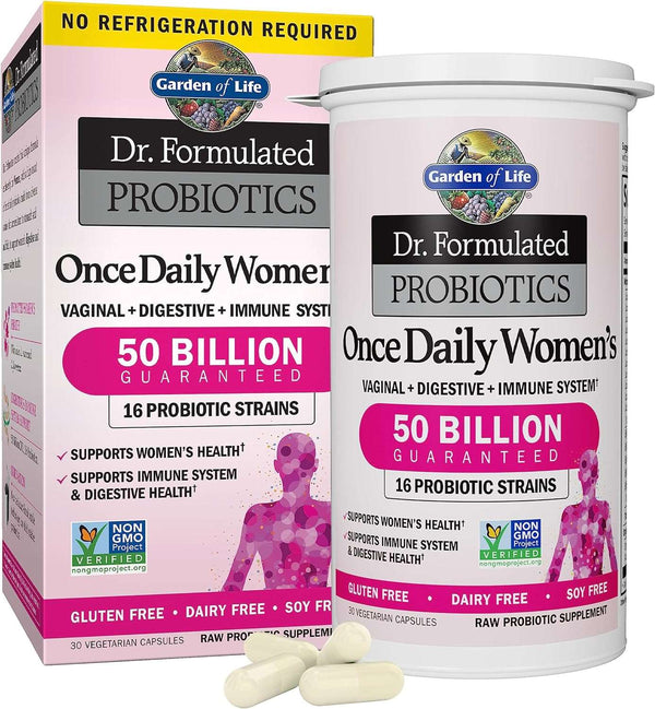 Garden of Life, Dr. Formulated Women's Probiotics Once Daily, 16 Strains, 50 Billion, 30 Capsules - Premium Health Care from Visit the Garden of Life Store - Just $63.99! Shop now at Handbags Specialist Headquarter