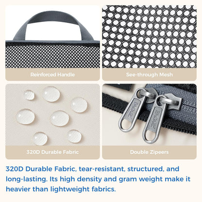 BAGAIL Expandable Travel Compression Cubes Set