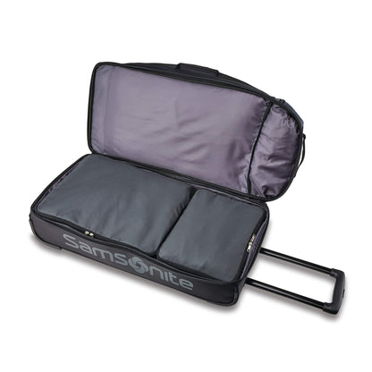 Andante 2 Rolling Duffel - 22 Sleek Black Travel Bag