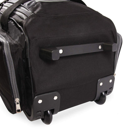 Fila 22 UltraLite Black Rolling Duffel Bag