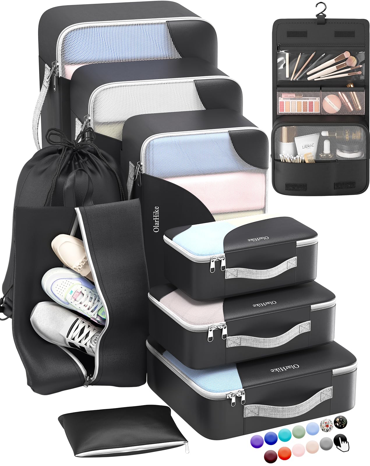 OlarHike Travel Cube Set - Cream Organizer & Gifts