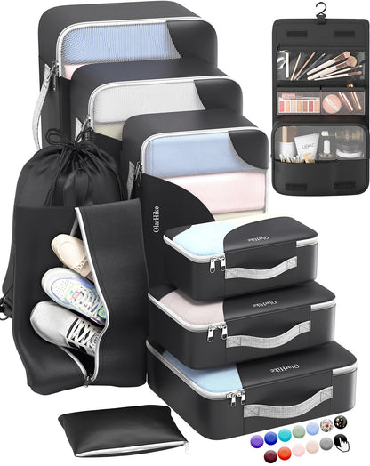 OlarHike Travel Cube Set - Cream Organizer & Gifts