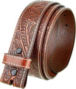 Genuine Full Grain Western Engraved Tooled Leather Belt Strap or Belt 1-1/2" Wide, Multi-Style Options - Premium Men T-shirt from Visit the Belts.com Store - Just $29.99! Shop now at Handbags Specialist Headquarter