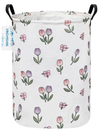 Collapsible Canvas Hamper by LANGYASHAN