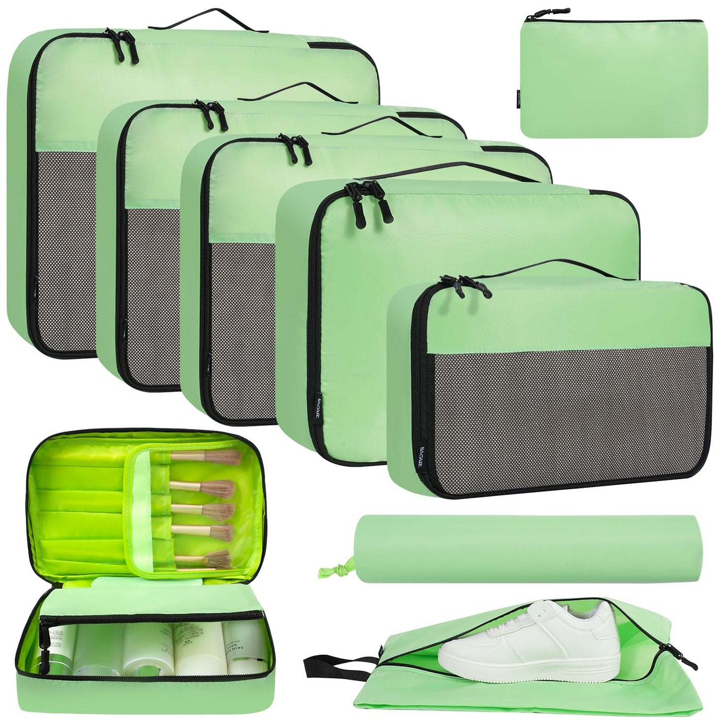 BAGAIL Travel Cubes: 8/9 Set Packing Organizers