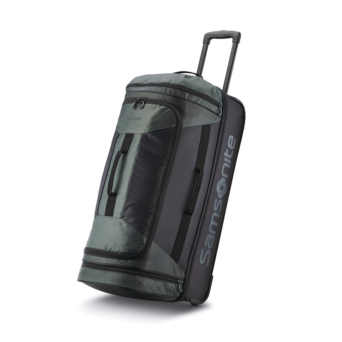 Andante 2 Rolling Duffel - 22 Sleek Black Travel Bag