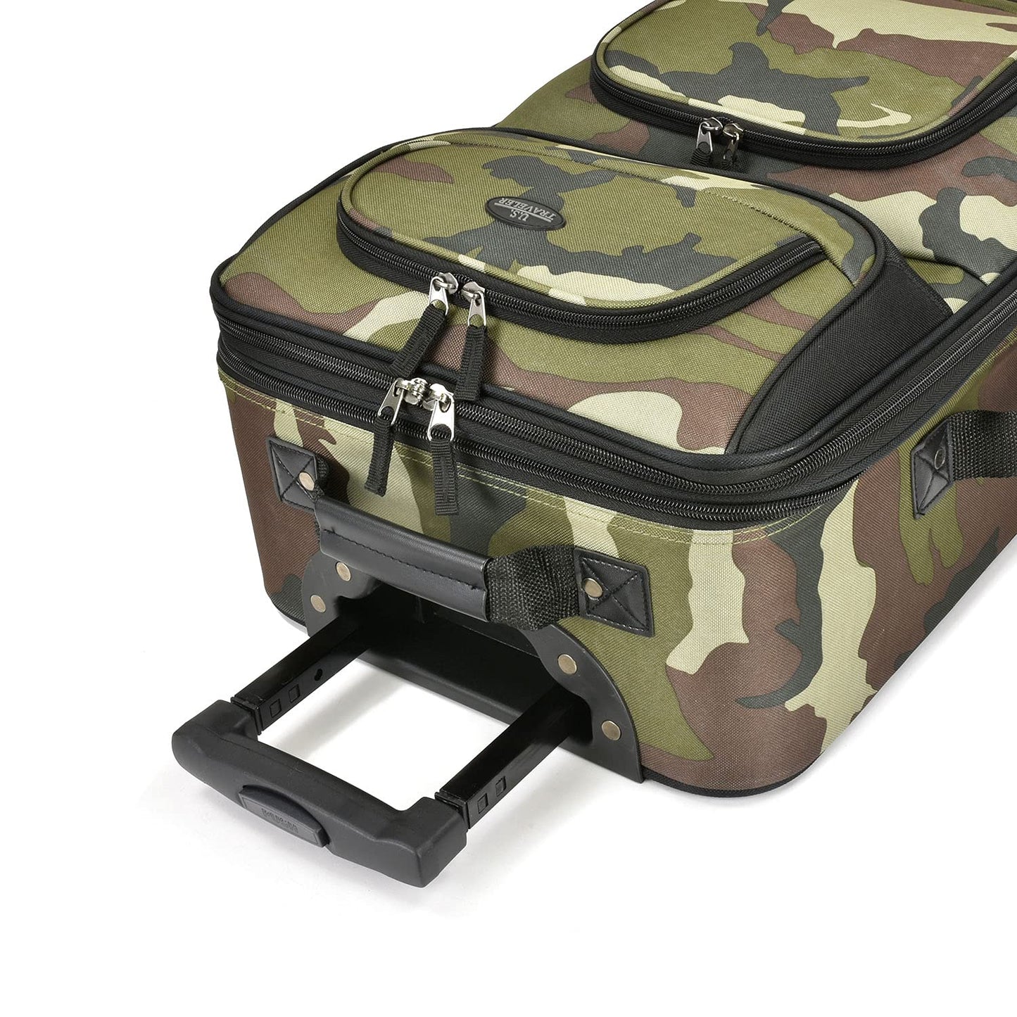 U.S. Traveler Rio Expandable Orange Carry-on