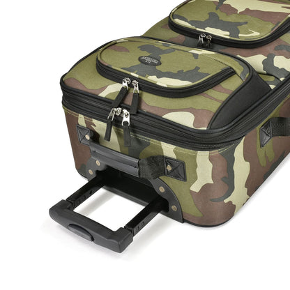 U.S. Traveler Rio Expandable Orange Carry-on