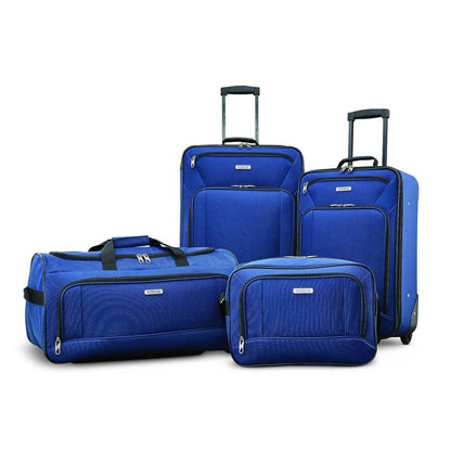 Fieldbrook XLT Black 4-Piece Luggage Set