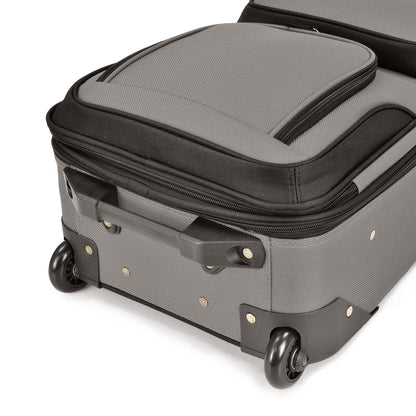 U.S. Traveler Rio Expandable Orange Carry-on