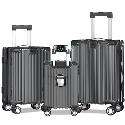 JetGlide 3pc Spinner: Expandable Hardshell Luggage