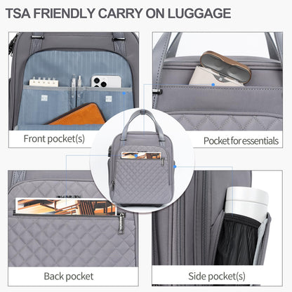 EMPSIGN 16 Wheeled Underseat Travel Bag