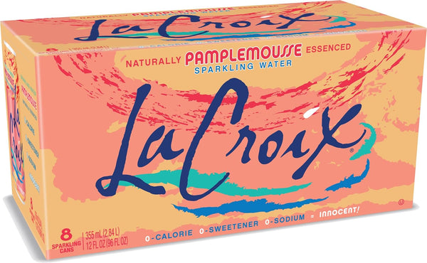 LaCroix Sparkling Water, Pamplemousse (Grapefruit), 12 Fl Oz (pack of 8) - Premium Grocery & Gourmet Food from Visit the LaCroix Store - Just $4.99! Shop now at Handbags Specialist Headquarter