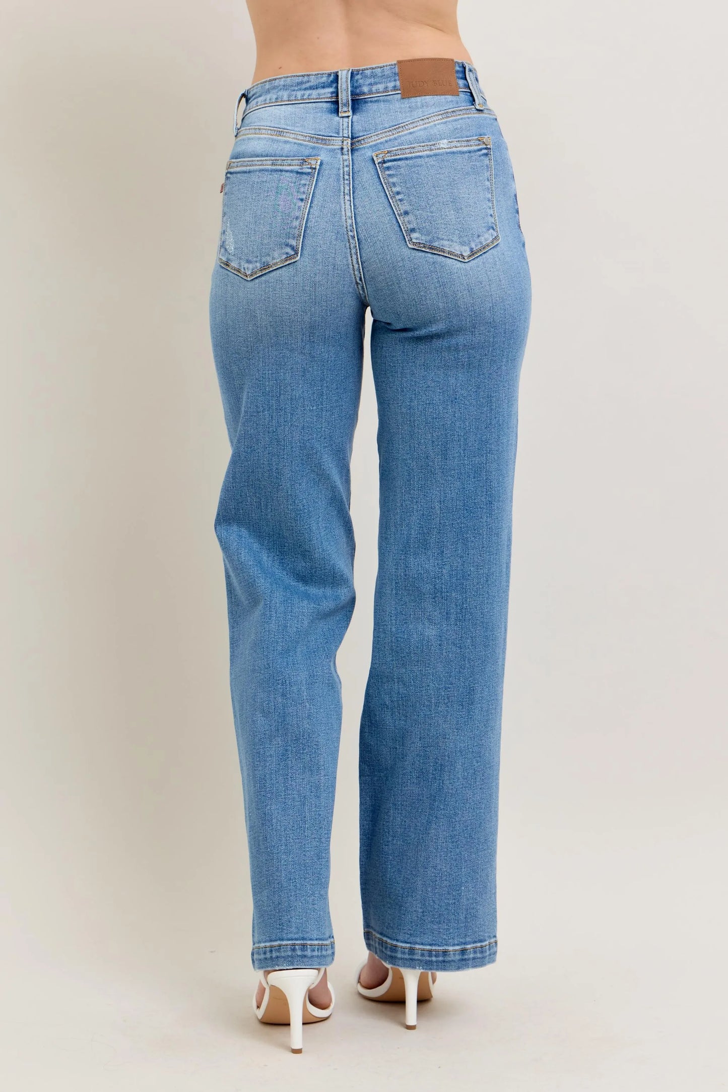 Judy Blue Full Size High Waist Straight Jeans Plus Size - Premium Women / Jeans & Denim from Trendsi - Just $72.99! Shop now at Handbags Specialist Headquarter