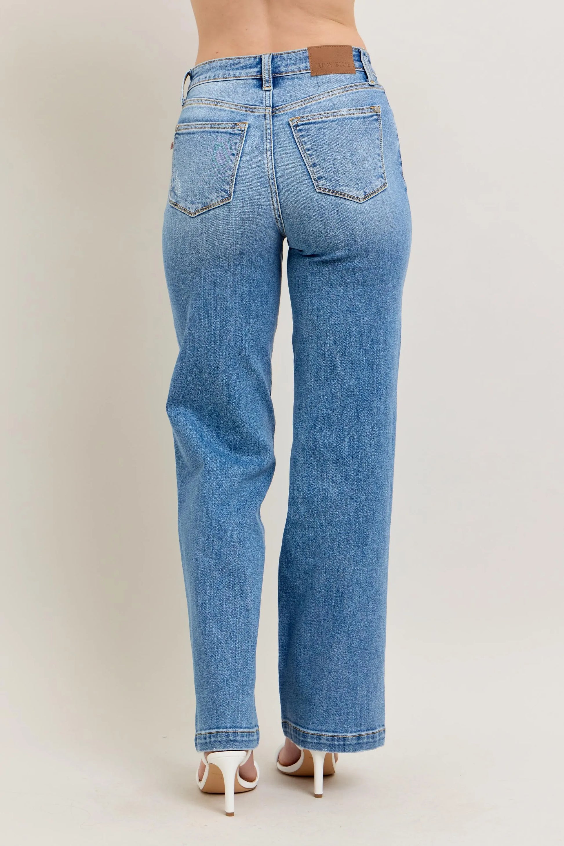 Judy Blue Full Size High Waist Straight Jeans Plus Size - Premium Women / Jeans & Denim from Trendsi - Just $72.99! Shop now at Handbags Specialist Headquarter