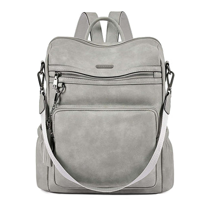 CLUCI Luxe Convertible Leather Backpack Purse