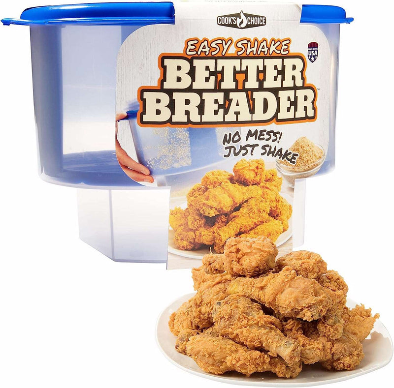 The Original Better Breader Bowl- All-in-One Mess-Free Batter Breading Station for Home & On-the-Go- Pour Seasoning, Add Meat or Veggies & Shake for Perfect Coating- Durable & Reusable for Meal Prep - Premium Cookware from Visit the COOK'S CHOICE Store - Just $29.99! Shop now at Handbags Specialist Headquarter