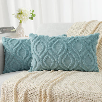 Farmhouse Faux Wool Pillow Covers