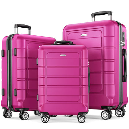 Expandable ShowKoo Suitcase - Durable & TSA Lock