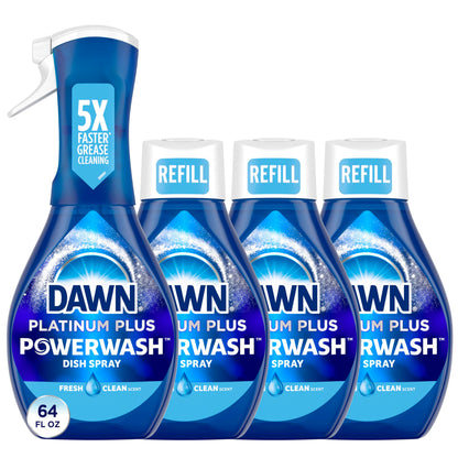 Dawn Powerwash Fresh: 1 Spray + 3 Refill Bundle
