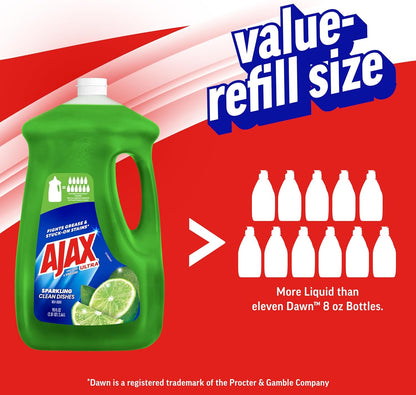 Ajax Fresh Lime Vinegar Dish Soap - 90oz Sparkle Clean