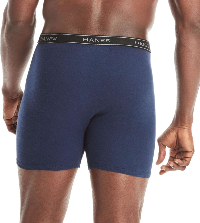 Hanes Men's Boxer Briefs, Soft and Breathable Cotton Underwear with ComfortFlex Waistband, Multipack - Premium Men T-shirt from Visit the Hanes Store - Just $28.99! Shop now at Handbags Specialist Headquarter