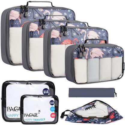 BAGAIL Travel Cubes: 8/9 Set Packing Organizers