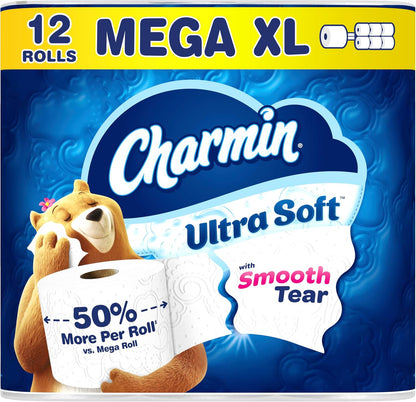 Charmin Cloud Soft: 6 Mega = 24 Regular Rolls