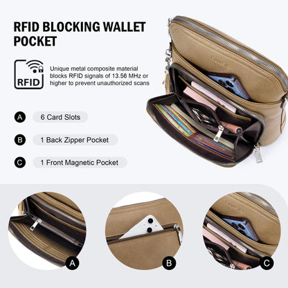 Tassel Charm Crossbody Bag for Women
