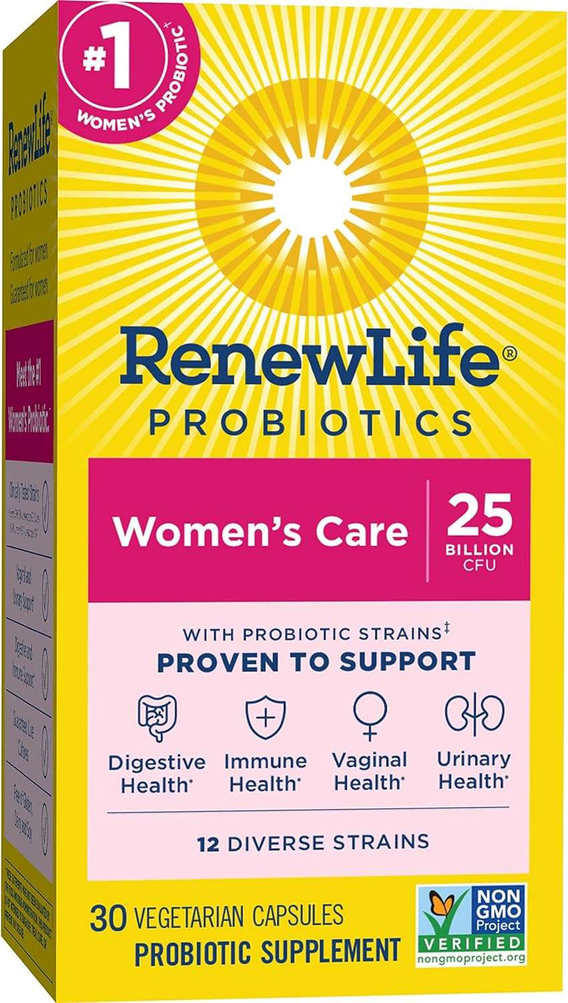 Renew Life Womens Wellness, Womens Care Probiotic, 25 B. CFU, 30 ct. Value Pack,* Pack May Vary - Premium Vitamins, Minerals & Supplements from Visit the Renew Life Store - Just $25.18! Shop now at Handbags Specialist Headquarter
