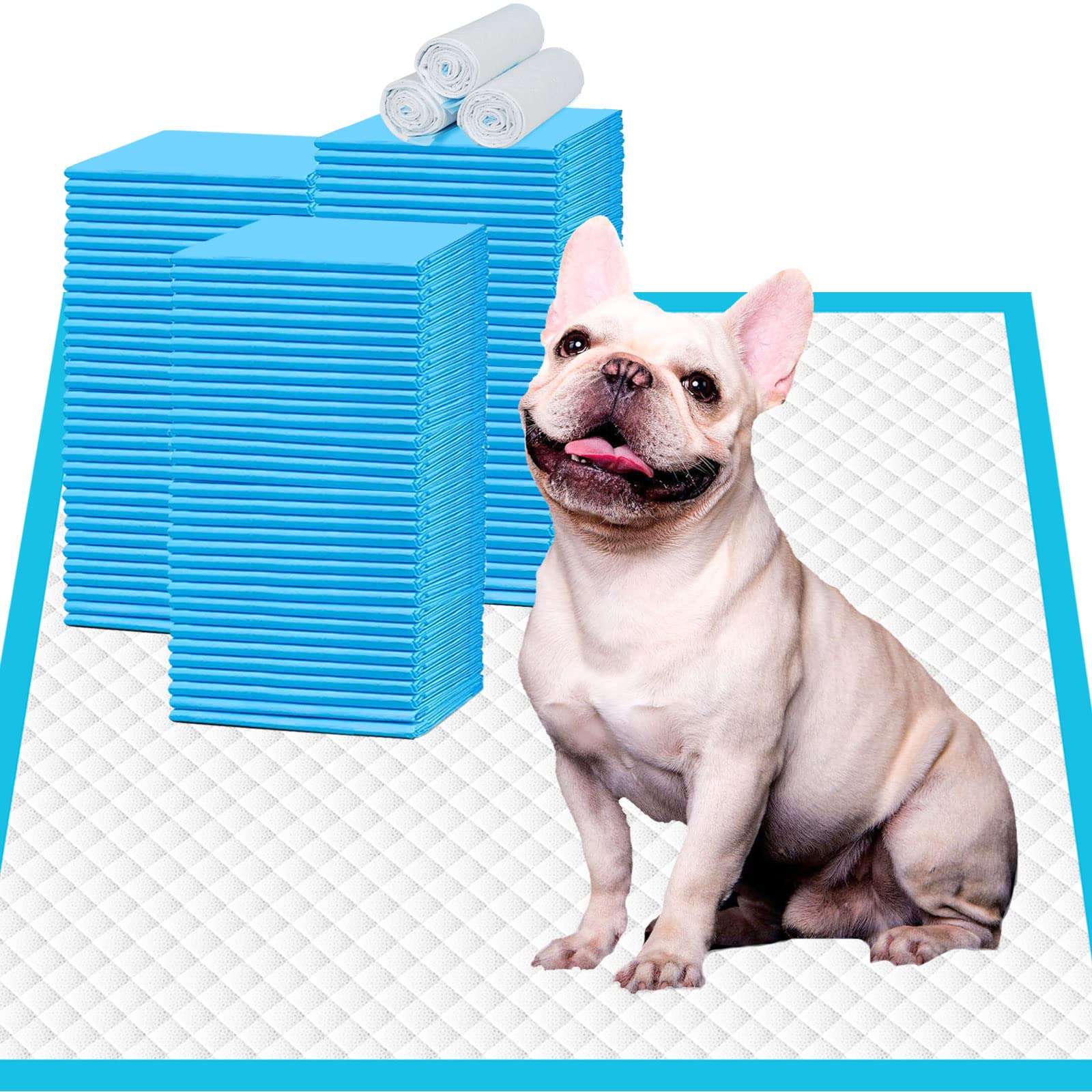 Puppy Pee Pro Pads - 100 Count Super Absorbent Set