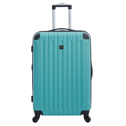 Rose Gold Hardside Luggage Set - 4-Piece Travel Kit