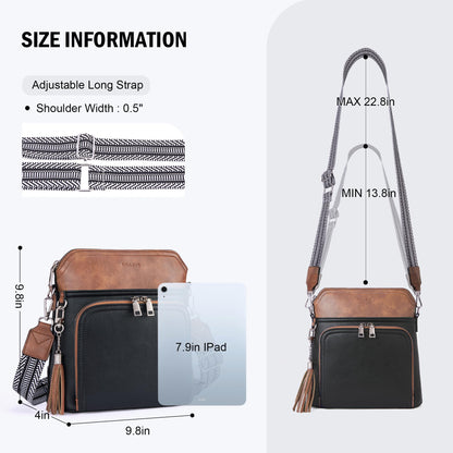 Tassel Charm Crossbody Bag for Women