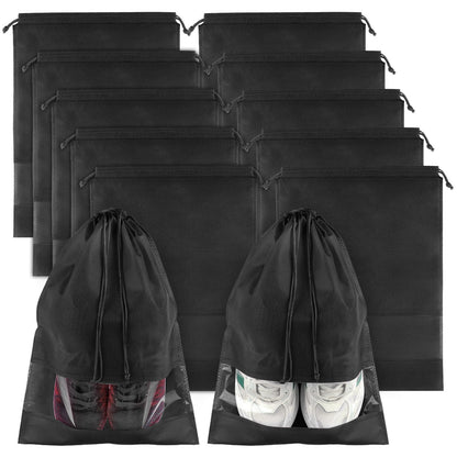 Travel Clear Shoe Bags - 5 Pack Waterproof Storage