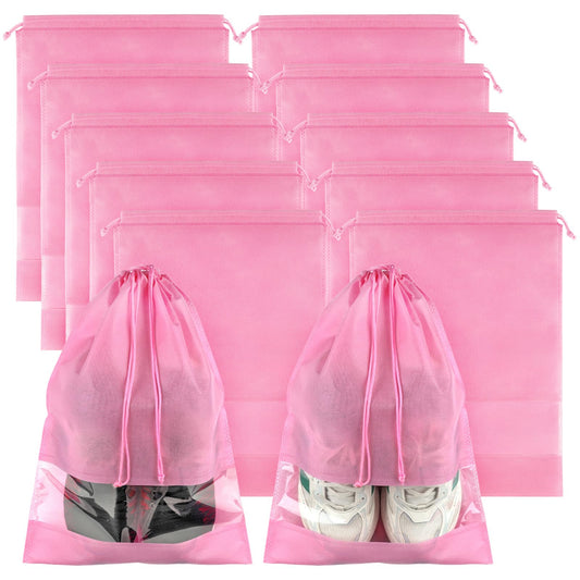 Travel Clear Shoe Bags - 5 Pack Waterproof Storage