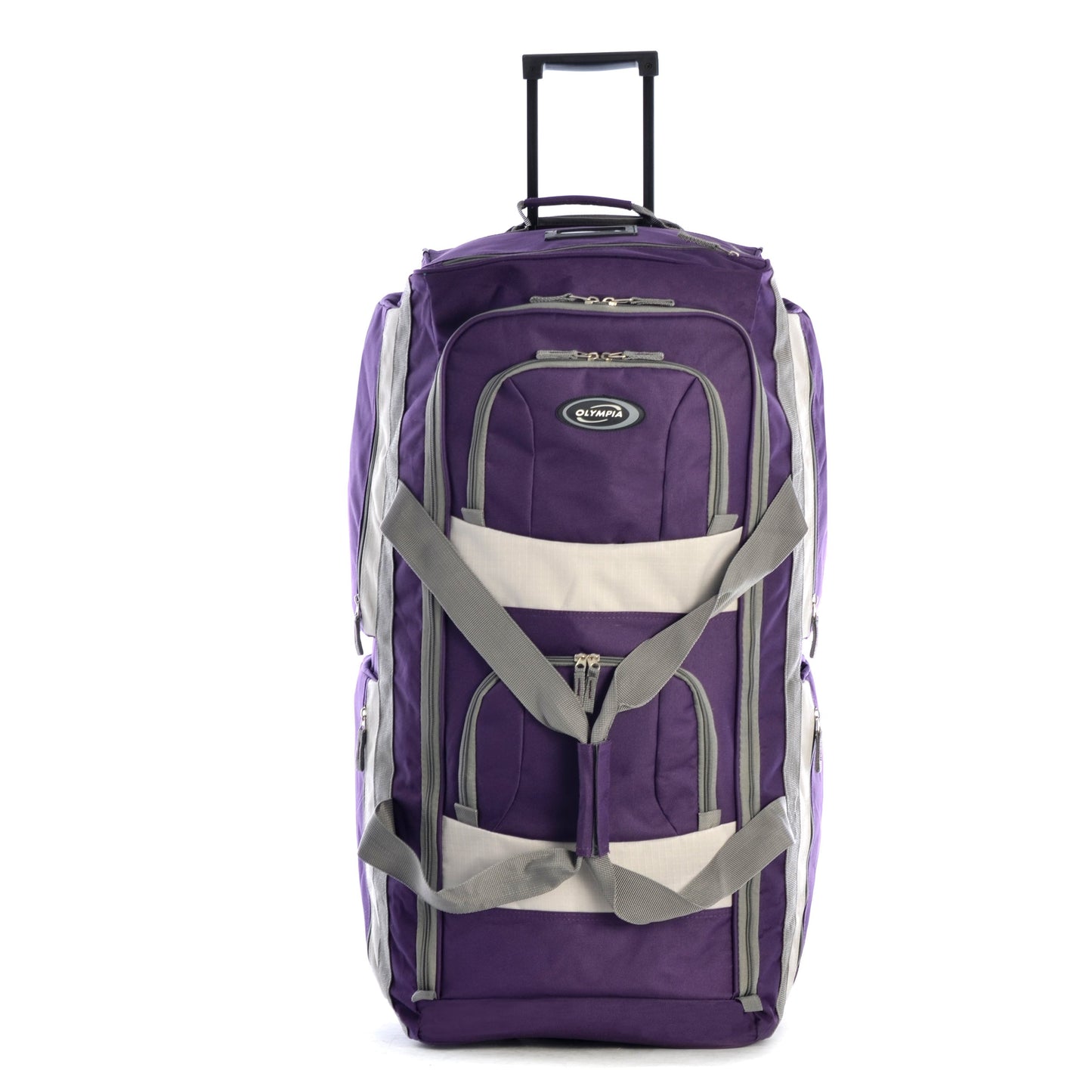Olympia 22 Max Wheeled Duffel: 8-Pocket Water-Resist