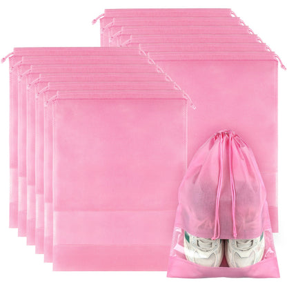 Clear View Travel Shoe Bags - 12 Pack