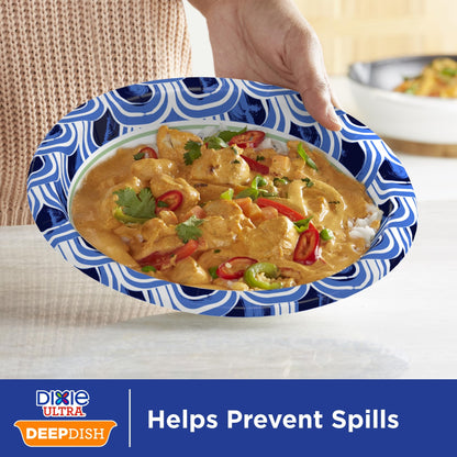 Dixie Ultra Max: Heavy Duty 40ct Deep Dish Plates