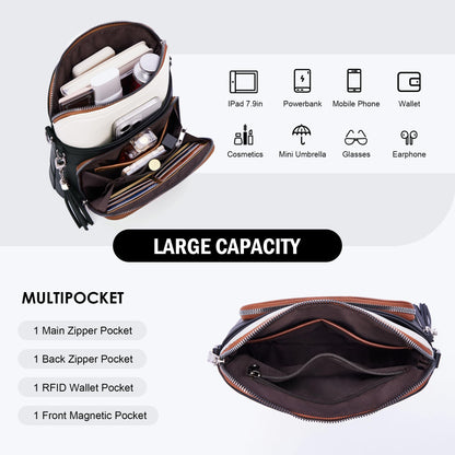 Tassel Charm Crossbody Bag for Women