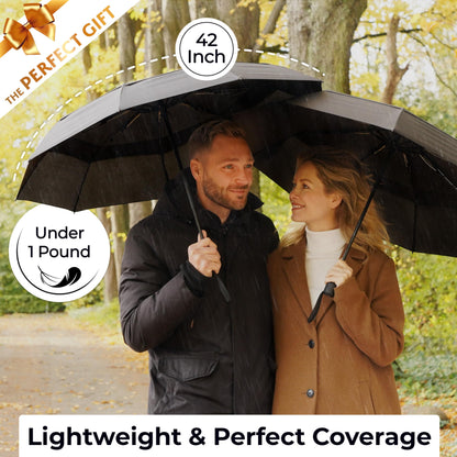 TUMELLA Elite Windproof Travel Umbrella