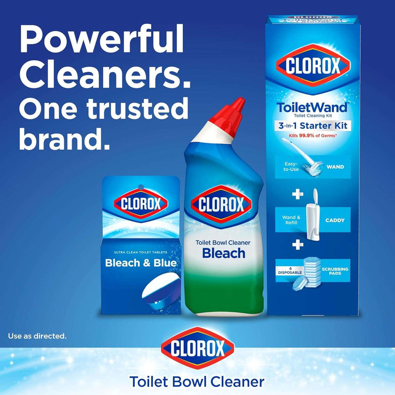 Clorox Ultra Clean Toilet Tablets Bleach & Blue, Rain Clean, 4 Ct (Package May Vary) - Premium Bath and body from Visit the Clorox Store - Just $20.99! Shop now at Handbags Specialist Headquarter