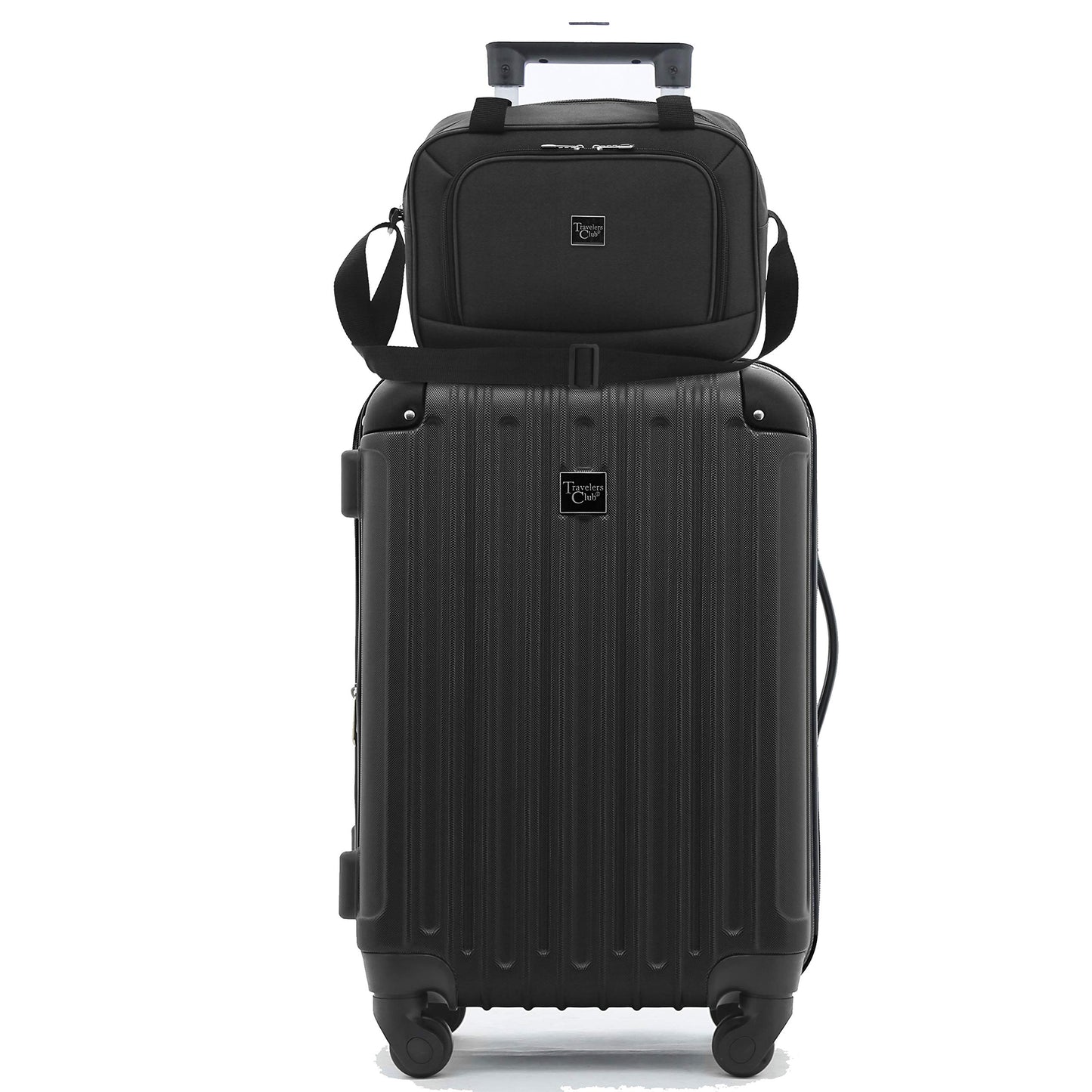 Rose Gold Hardside Luggage Set - 4-Piece Travel Kit
