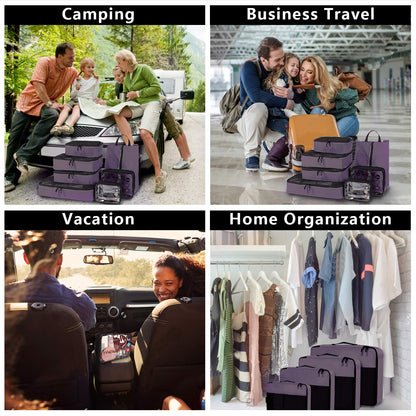 BAGAIL Travel Cubes: 8/9 Set Packing Organizers