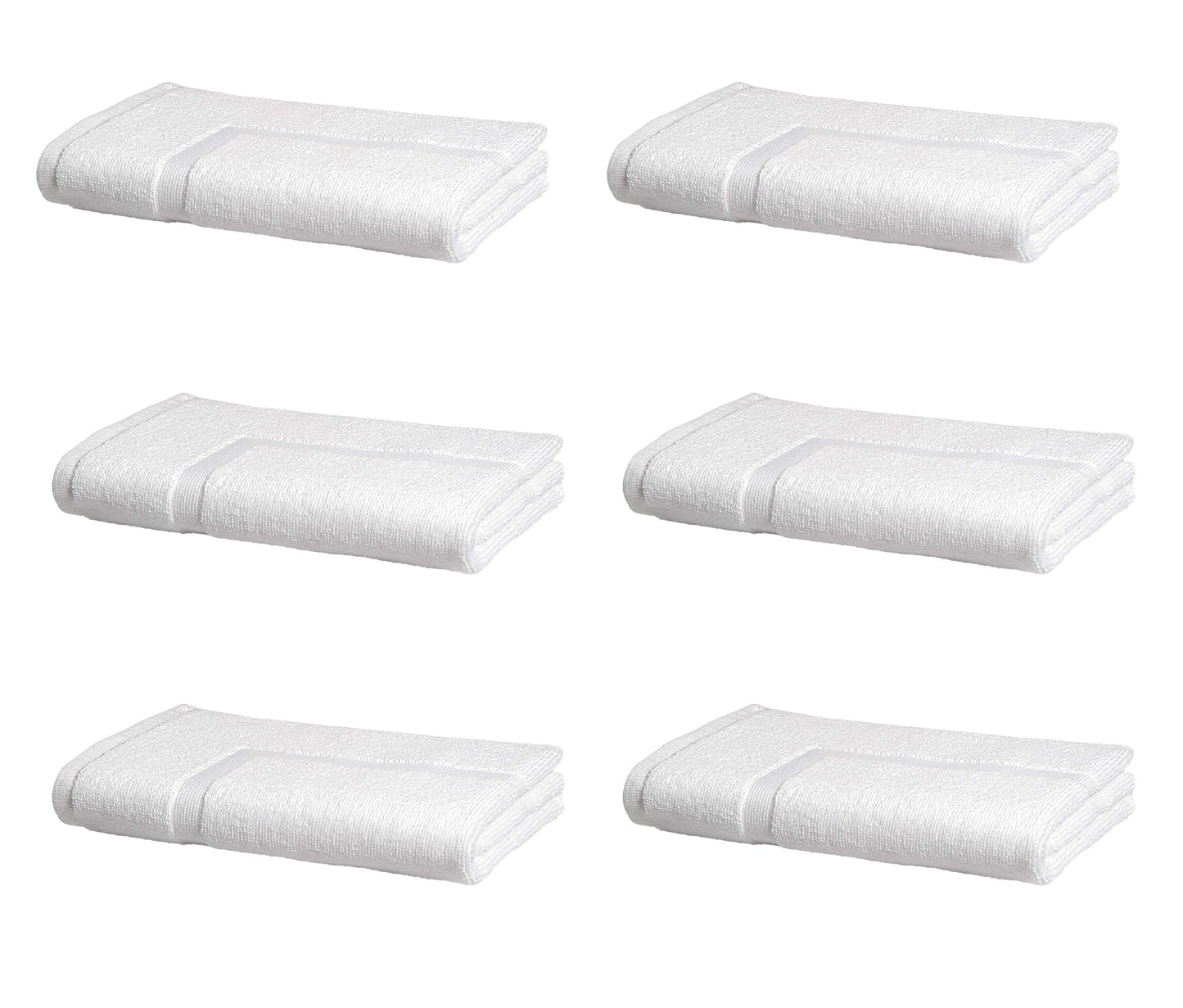Soft Silver Banded Bath Rug Mat
