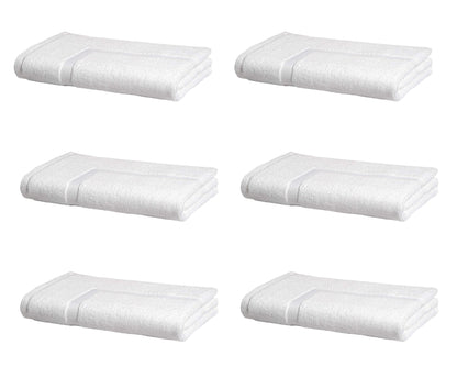 Soft Silver Banded Bath Rug Mat