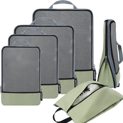 BAGAIL Expandable Travel Compression Cubes Set